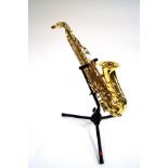 A Yamaha Alto saxophone, YAS-25, 088597, made in Japan, hard case,