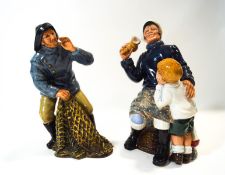 Two Royal Doulton figures : Sea Harvest HN2257 and Song of the Sea HN2729
