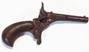 A small 19th century starting pistol,