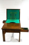 A mid-20th century roulette table,