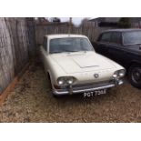 A 1967 Triumph 2000 Mk.1 Saloon, registration number PGT 736E, white.