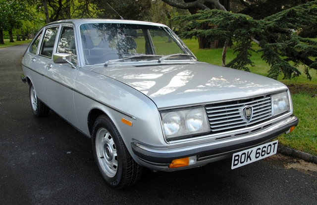 A 1979 Lancia Beta 2000 Berlina, registration number BOK 660T, chassis number 8Z8CB1029133, silver.