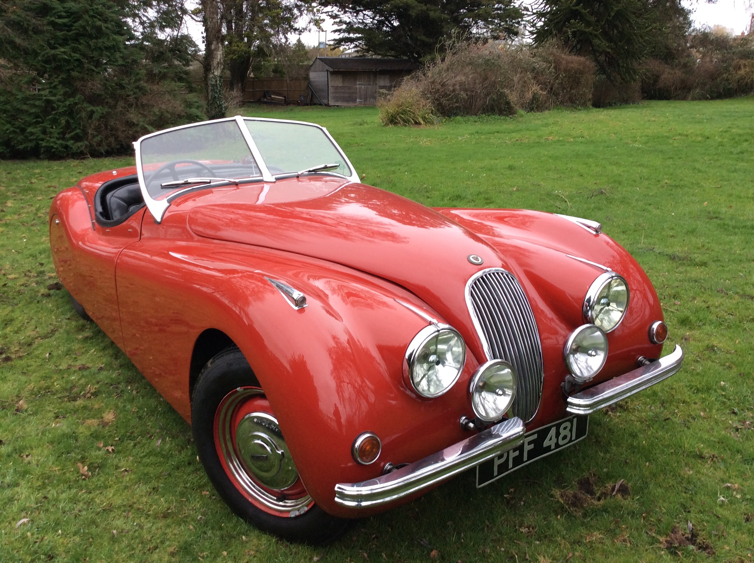 A 1950 Jaguar XK120 OTS, registration number PFF 481, chassis number 660126, engine number A 4835-7, - Image 2 of 2