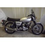 A 1975 Norton Commando 850 Mk.3, registration LGT 453P, chassis number 332125, silver.