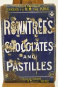 An enamel advertising sign "Rowntree's Chocolates and Pastilles", 75.