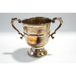 A silver two handled trophy cup, by Edward Viner, Sheffield 1934,