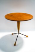 A 1930's tripod table designed by Albert Larsson for Auberts of Sweden,