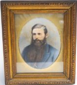 Victorian School Portrait of a gentleman Pastel and body colour 20.