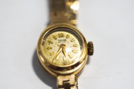 Tudor Royal, a lady's 9 carat gold mechanical bracelet watch,