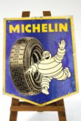 A printed Michelin advertising sign, 82.