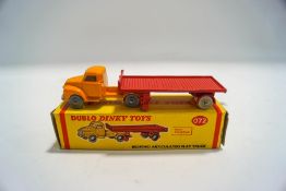 A Dublo Dinky boxed 072 Bedford articulated Flat truck
