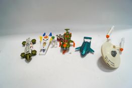 A collection of Corgi and Dinky Space related vehicles, including a U.S.