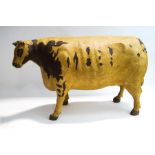 A Butcher's model of an Ayreshire cow,