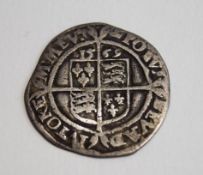 An Elizabeth I silver sixpence (?),