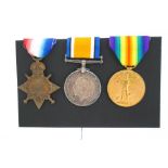 A group of three WWI medals, named to 048688 Private H.G. Thompson A.S.