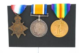 A group of three WWI medals, named to 048688 Private H.G. Thompson A.S.