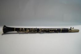 A rosewood clarinet by C.