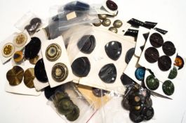 A quantity of buttons, some sets,