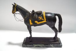 James Osbourne (1940 - 1992) Burmese, Cavalry Horse Bronze, numbered 10/20,