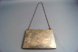 A silver evening purse, by C.S.