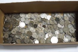 A large collection of pre-1947 foreign coins,