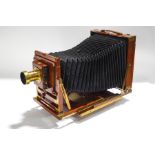 An early 20th century plate camera, by Thornton Pickard,