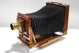 An early 20th century plate camera, by Thornton Pickard,