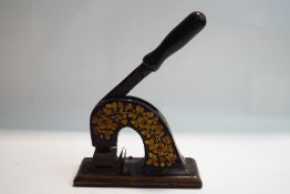 An Edwardian desk stamp from a local company,