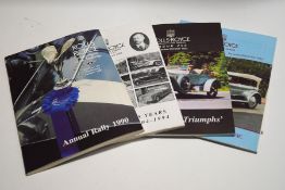 A quantity of Rolls Royce Enthusiasts Club Bulletins and Advertiser (1975 - 1995),