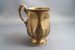 A Victorian silver mug, by Edward and John Barnard, London 1857,