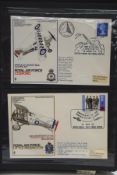 An album of RAF First Day Covers,