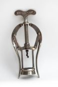 A James Heeley & Sons patent Double Lever Corkscrew,