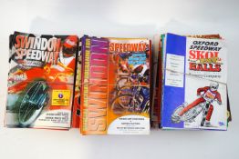 A collection of Swindon Speedway programmes