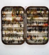 A Hardy Neroda fly box and contents