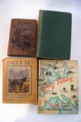 A quantity of books on fishing and horses,