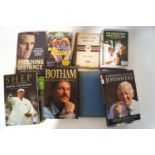 A quantity of sporting books including autobiographies