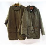 A Ladies 'Woodbury Classics' tweed fishing jacket, size 'XS' and a gentleman's tweed fishing jacket,