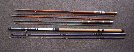 A split cane fishing rod,
