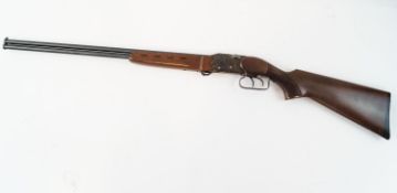 Manual 'garden gun', 25 1/2" barrels, unusual over and under double tuffen 9mm Shotgun,