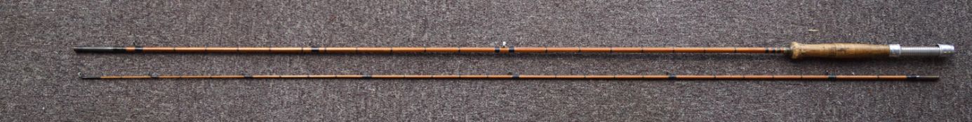 An Ogden Smith cane fly rod,
