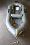An Avon Red Seal 10'3" dinghy together with oars, footpump,
