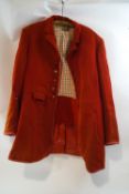 A Windsor Masters red huntsman coat,