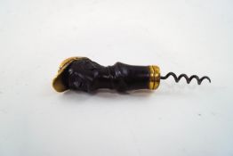 A vintage jockey corkscrew