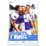 A Bristol Rovers Match day Programme, cover stars Lee Brown,