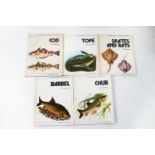 Five The Osprey Anglers books: Chub, Cod, Barbel, Skates & Rays,