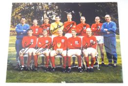 An England 1966 World Cup Team signed photograph,