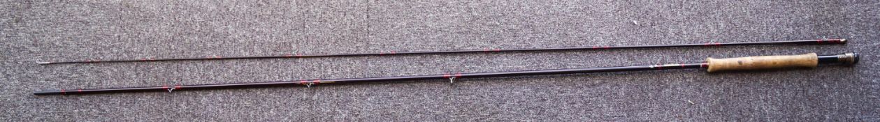 A Hardy 'Graphite De Luxe' Fly rod, #7/8,