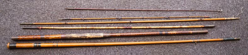 Two 1930's/1940's coarse fishing rods,