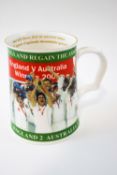 An Aynsley limited edition Ashes Test Series 2005 tankard