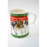 An Aynsley limited edition Ashes Test Series 2005 tankard